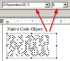 Unicode Image 2D S font example