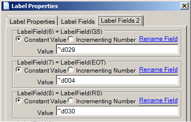 Entering Header, GS and EOT as Fields of ISO/IEC 15434 Format 05 Make Formulas Easy To Edit
