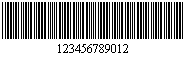 Code 39 Barcode with numbers only